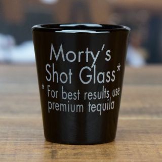 Engraved Premium Alcohol Black Shot Glass