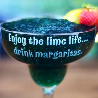 Engraved Fun Classic Margarita Glasses (Set of 2)