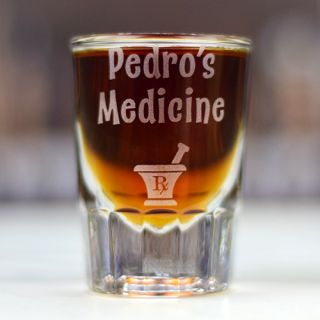 Engraved Medicine Bar Shot Glass