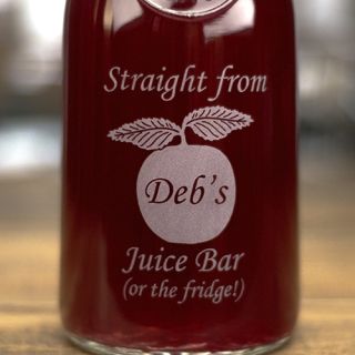 Engraved Juice Bar Carafe