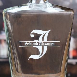 Engraved Tailored Name Liquor Decanter