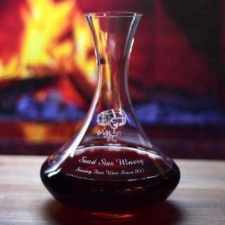 Engraved Winery Decanter