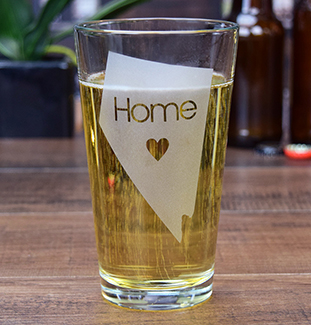 16oz Durable Chip Resistant Engrave with Custom Name or Initials Perfect for Groomsmen Birthday or Father’s Day Gifts Personalized Beer Pint Glass 